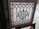 Antique American Stained Glass Window 29 X 29 1 Of 2 Architectural Salvage Pre-1900 photo 3