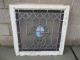 Antique American Stained Glass Window 29 X 29 1 Of 2 Architectural Salvage Pre-1900 photo 4