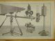 Antique 18c Lucernal Microscope Engraving From George Adams Essays On Microscope Mining photo 3