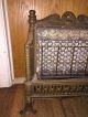 Vintage Adams Cast Iron Victorian Parlor Gas Fireplace Stove Heater Complete Stoves photo 1