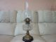 Antique Thomas Rowatt Duplex Kerosene Oil Lamp,  Chimney,  Wicks Lamps photo 9