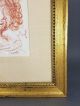 Vtg 50s Etching By Salvador Dali Of Rembrandt Gilt Gold Frame Listed Artist Mid-Century Modernism photo 2