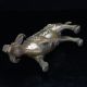 Chinese Antique Brass Handwork Lucky Deer Motif Cow Statue Gd6686 Other Antique Chinese Statues photo 1