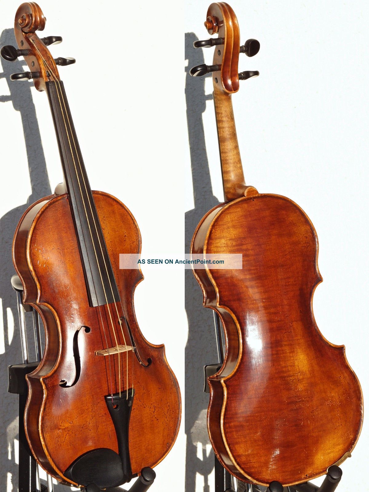 Fine & Unique Antique Violin Labelled Leopold Widhalm,  Nurnberg 1780.  Great Tone String photo