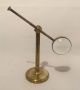 Antique Victorian Brass Microscope Bullseye Condensing Magnifying Lens Other Antique Science Equip photo 2