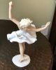Vintage Wallendorf Ballerina Schaubach Kunst Dancing Figurine Bare Feet 10 