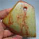 Chinese Antique Culture Natural Hard Old Jade Hand - Carved Pendant Aa157 Necklaces & Pendants photo 2