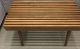 Mid Century Modern Walnut Slat Wood Bench Coffee Table Circa 1960 ' S Mid-Century Modernism photo 7