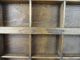 Antique Vtg Hamilton Mfg Co Wi Wood Box Wall Cabinet Shelf Printing Drawer Case Binding, Embossing & Printing photo 3