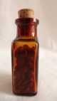 Vintage Parke Davis Poison Apothecary Medicine Nux Vomica Bottle Full Contents Bottles & Jars photo 2