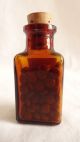 Vintage Parke Davis Poison Apothecary Medicine Nux Vomica Bottle Full Contents Bottles & Jars photo 3