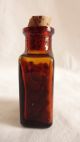 Vintage Parke Davis Poison Apothecary Medicine Nux Vomica Bottle Full Contents Bottles & Jars photo 4