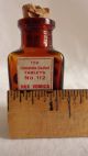 Vintage Parke Davis Poison Apothecary Medicine Nux Vomica Bottle Full Contents Bottles & Jars photo 8
