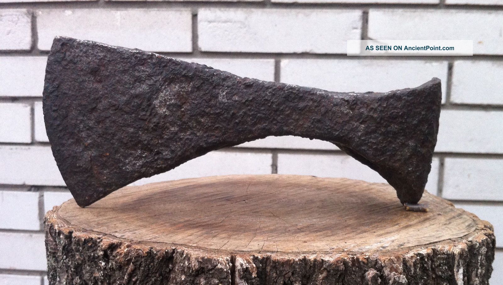 Antique (20 Cm Long,  1100g) Viking Battle Axe 8 - 10 Ad 112 Viking photo