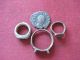 Three Ancient Roman Rings Plus Roman Coin - - Detector Finds Roman photo 1