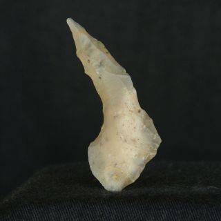 Admirable Saharian Upper Paleolithic - Flint Projectile Armature - 49 Mm Long photo