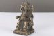 Cpllection Chinese Brass Handwork Carving Mammon Statue H1076 Buddha photo 1