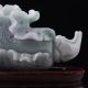 100 Natural Jadeite A Jade Hand Carved Chinese Cabbage Statue Rm0004 Other Antique Chinese Statues photo 1