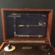 Vintage Violet Ray Wand Tesla Electric Shock Machine Mahogany Quack Medicine Other Medical Antiques photo 2