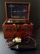 Vintage Violet Ray Wand Tesla Electric Shock Machine Mahogany Quack Medicine Other Medical Antiques photo 5