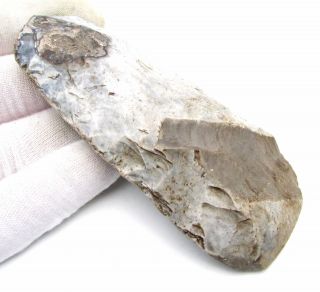 Neolithic Polished Flint Axehead - Very Rare Ancient Historical Artifact - D180 photo
