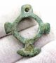 Viking Era Amulet / Pendant W/ Eagle Heads - Ancient Wearable Artifact - D169 Roman photo 2