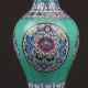 Chinaese Enamel Color Porcelain Hand - Painted Vase W Qianlong Mark G219 Vases photo 2