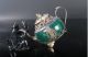 Exquisite China Carving Tibetan Silver Inlay Teapot Monkey Lid Teapots photo 5