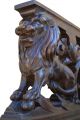 French Victorian Oak Wood Carved Corbels Architectural Support Furniture Lion Corbels photo 11