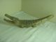 Antique Hand Carved Bone And Ebony Crocodiles Other Ethnographic Antiques photo 3