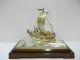 The Silver Japanese Treasure Ship.  421g/ 14.  82oz.  Japanese Antique Other Antique Sterling Silver photo 1