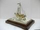 The Silver Japanese Treasure Ship.  421g/ 14.  82oz.  Japanese Antique Other Antique Sterling Silver photo 4