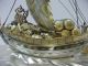 The Silver Japanese Treasure Ship.  421g/ 14.  82oz.  Japanese Antique Other Antique Sterling Silver photo 7