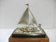 The Sailboat Of Silver970 Of Japan.  71g/ 2.  50oz.  Hideo ' S Work. Other Antique Sterling Silver photo 3