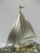 The Sailboat Of Silver970 Of Japan.  71g/ 2.  50oz.  Hideo ' S Work. Other Antique Sterling Silver photo 6