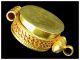 Heavy 24ct Gold Gilded On Silver,  Ruby,  Emerald Box Roman photo 3