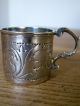 1760 ' S Antique Russian Solid Silver Miniature Cup Tankard Mug Childs Dolls Nr Cups & Goblets photo 2