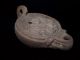 Choice Roman Style Terracotta Oil Lamp,  Love Scene,  Replica Roman photo 3