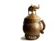 Rare African Tribal Antique Akan Ashanti Cast Bronze Medicine Pot Container Sculptures & Statues photo 1