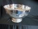 Decorative Silver On Copper Chased Large Heavy Punch Bowl - Lion Handles & Cups Bowls photo 2