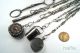 Antique 19th Century Cut Steel Chatelaine W/ Scissors Sewing Thimble Pencil Etc Other Antique Sewing photo 1