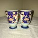 Antique Vintage Arita Imari Japanese Tea Cup Mark Japan Hand Painted Teacups (2) Glasses & Cups photo 2