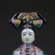 Chinese The Color Porcelain Handwork - Carved Empress Statue G186 Other Antique Chinese Statues photo 1