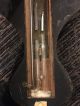 Antique Victorian English Barometer Thermometer Banjo Wood Barometers photo 5