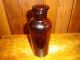 Vintage Amber Apothecary Pharmacy Jar With Lid Bottles & Jars photo 4