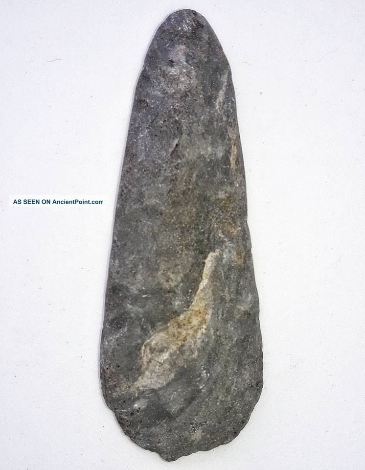 Thailand Paleolithic Neolithic Hand Axe Ancient Artifact Butted Tool Neolithic & Paleolithic photo