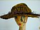 True Vintage Edwardian Art Deco Ladies Velvet Hat With Feathers Art Deco photo 3