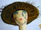 True Vintage Edwardian Art Deco Ladies Velvet Hat With Feathers Art Deco photo 4
