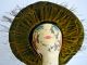 True Vintage Edwardian Art Deco Ladies Velvet Hat With Feathers Art Deco photo 5