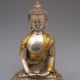 Tibet Silver Copper Gilt Tibetan Buddhism Statue - - Sakyamuni Buddha Buddha photo 1